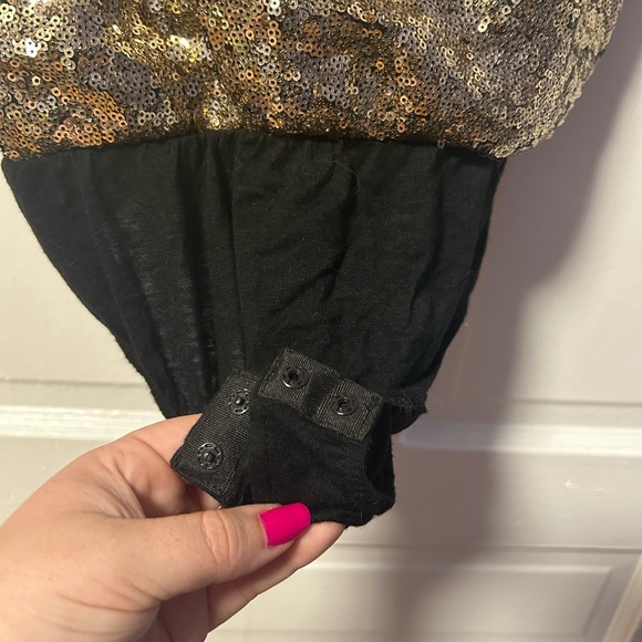 NWT! Sparkly sequin bodysuit - Picture 2 of 4
